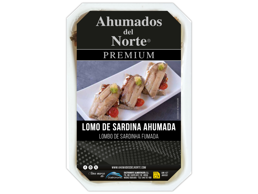 Sardina ahumada lomo en aceite