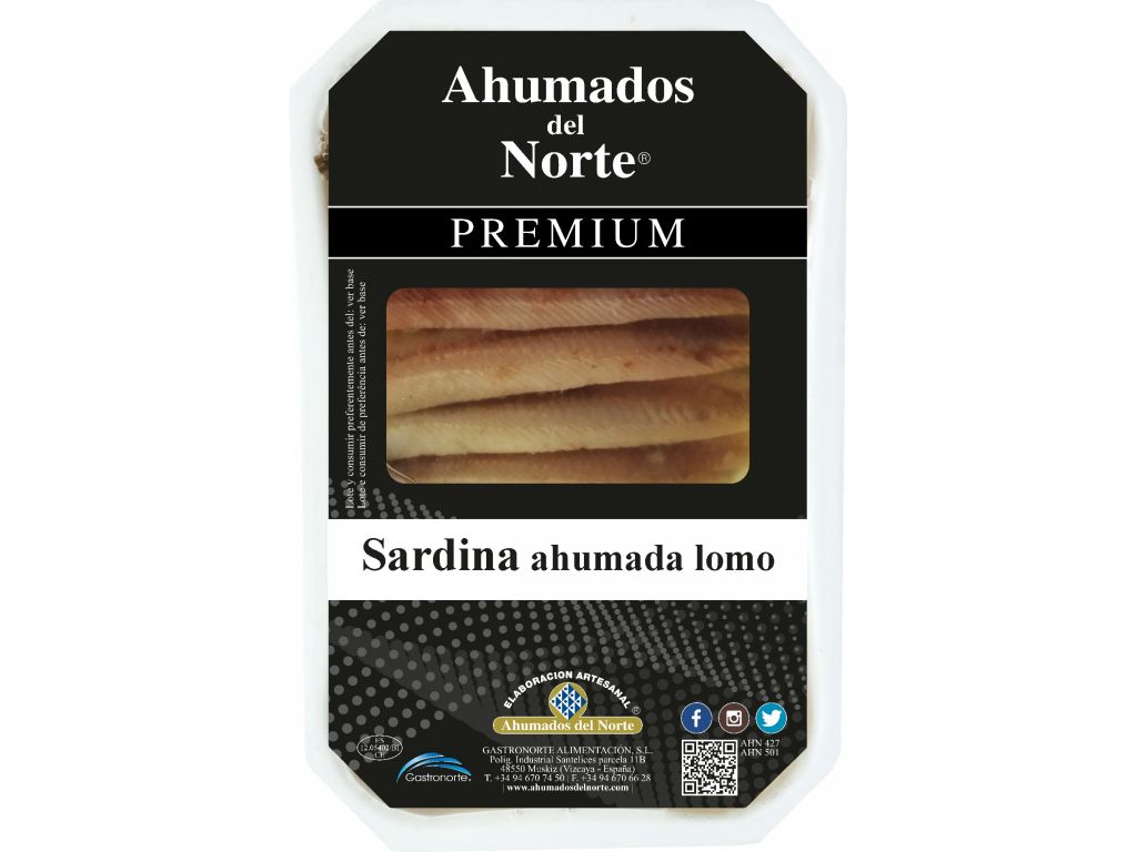 Sardina ahumada lomo en aceite