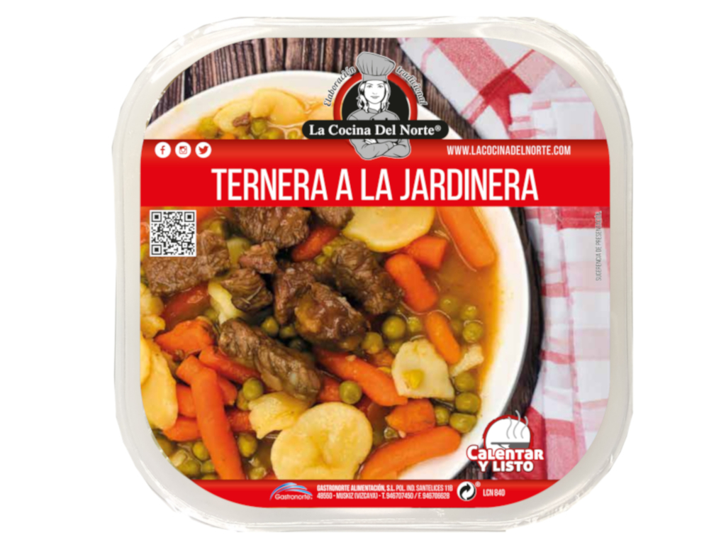 Ternera a la jardinera