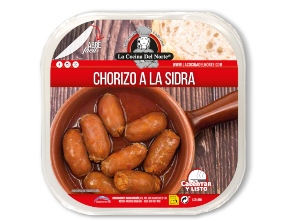 Chorizo a la sidra