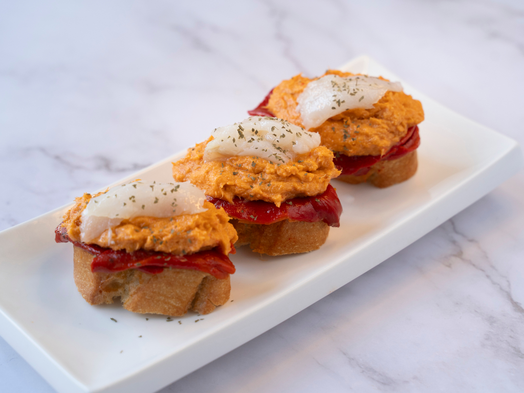 Pintxo de Bacalao y Piquillos