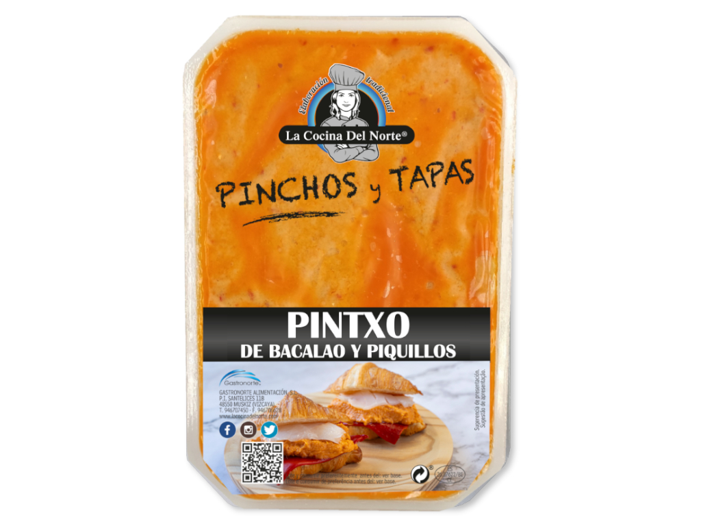 Pintxo de Bacalao y Piquillos